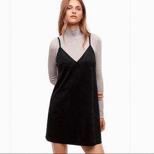 Aritzia Wilfred Free Vivienne Dress (Faux Suede)